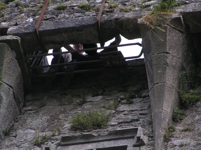 126Blarney stone Being Kissed