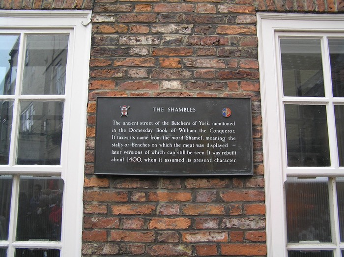 48Shambles Plaque