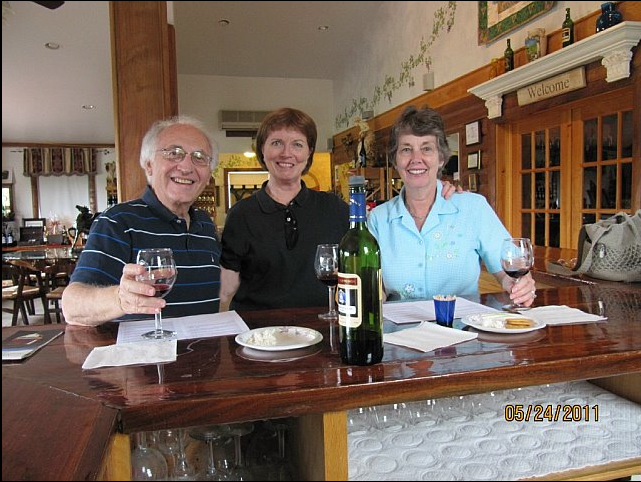 Tony.Sue.DonnitaAt Wine Tasting